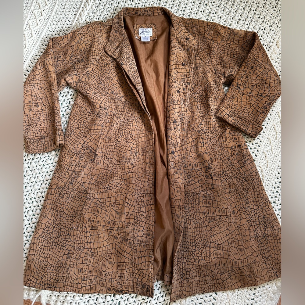 Vintage Patchwork Suede Jacket